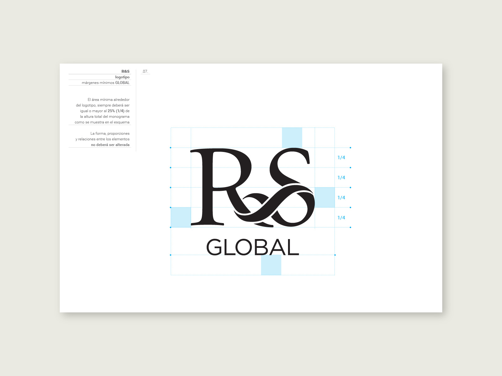 R&S_05_1600x1200px Diseño de manual de marca o lineamientos gráficos del proyecto de refrescamiento de logotipo de R&S global bajo los conceptos eficiente, clásico y muy actual