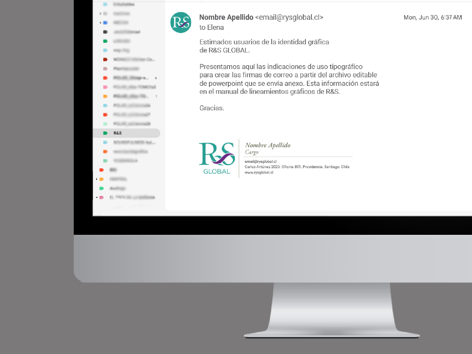 R&S_07_1600x1200px Diseño de firmas de correo electrónico del proyecto de refrescamiento de logotipo de R&S global bajo los conceptos eficiente, clásico y muy actual