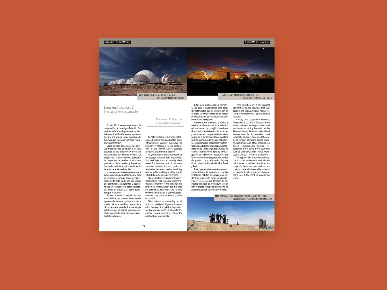 altopatache_03_1600x1200px diagramación de topoguía bilingüe y mapa de recorrido para el desierto de niebla alto patache. diseño de sistema de íconos y paleta de color acorde al paisaje