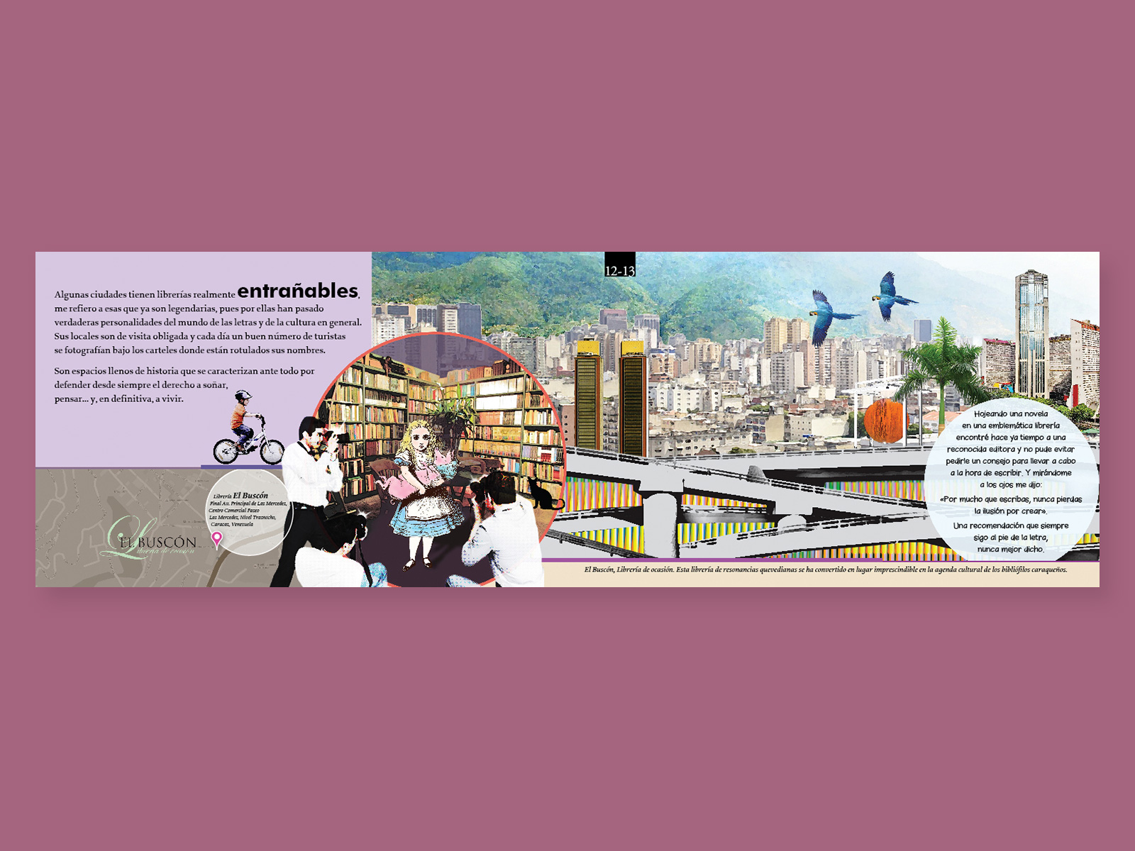 dondesperanlos-08_1600x1200 dirección creativa, diseño de colección, ilustración de libro para niños Donde esperan los libros, colección El instrumento asombroso. cyls editores, autor Fran Nuño, ilustradora Elena Terife, librería El Buscón, Caracas