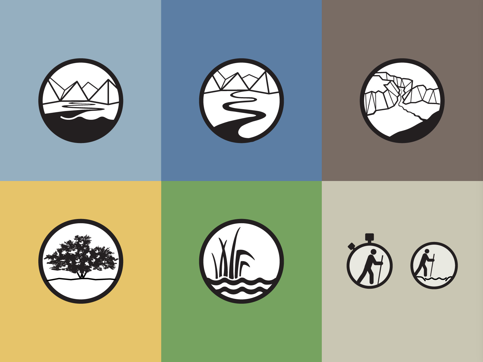 rioloa_05_1600x1200px diagramación de topoguía bilingüe y mapa de recorrido para la desembocadura del río loa. diseño de sistema de íconos, infografías y paleta de color acorde al paisaje