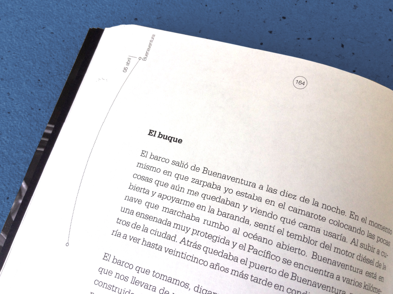 Lamitadela_06_1600x1200px diseño editorial. libro sobre notas de un diario de un viaje en 1970 a bordo de un ford A de 1930, diseño tipográfico con infografía mapa de recorrido por sudamérica