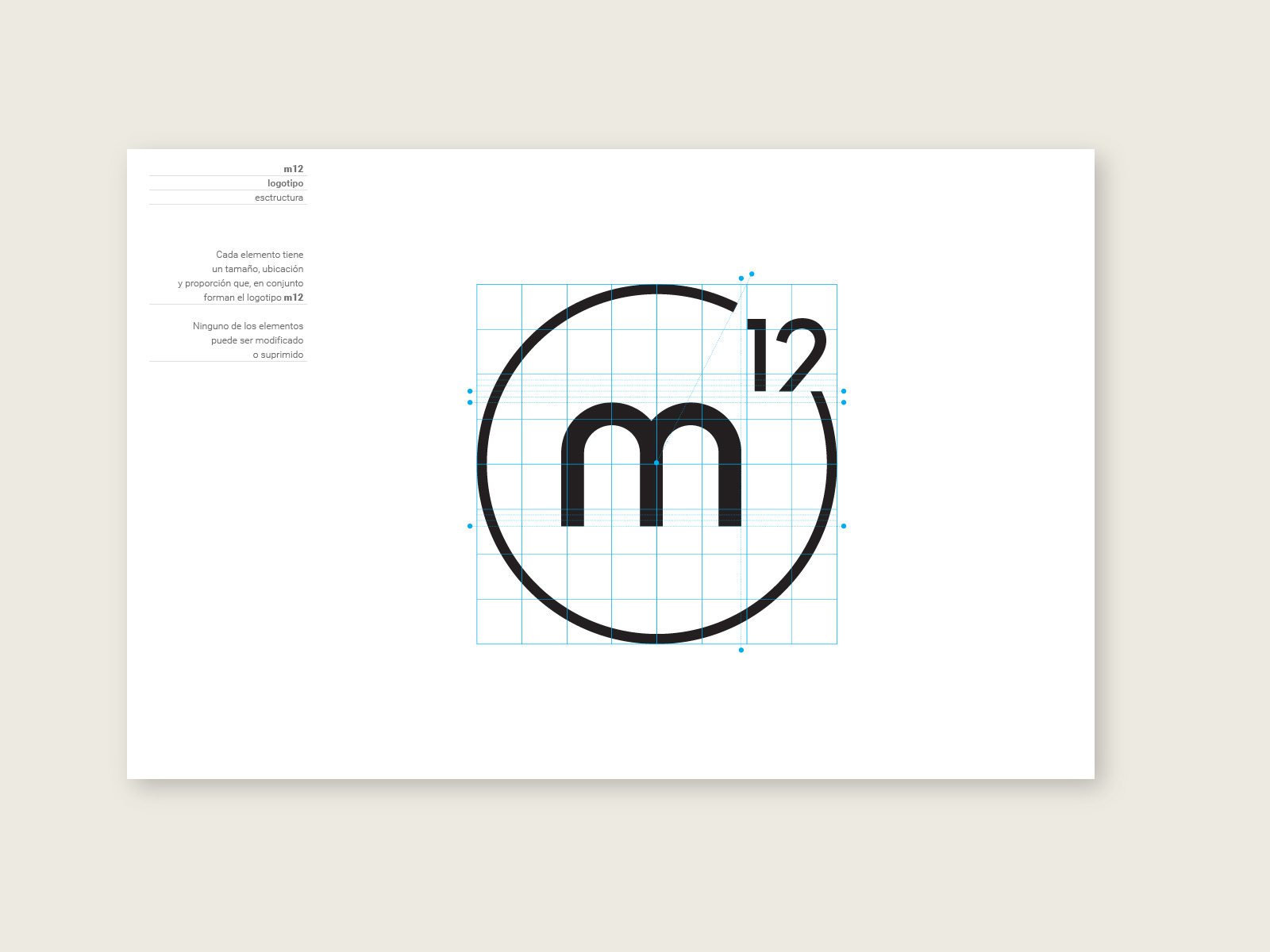 m12_01_1600x1200px diseño de identidad visual. logotipo, manual de lineamientos gráficos. diseño elena terife / banda gráfica