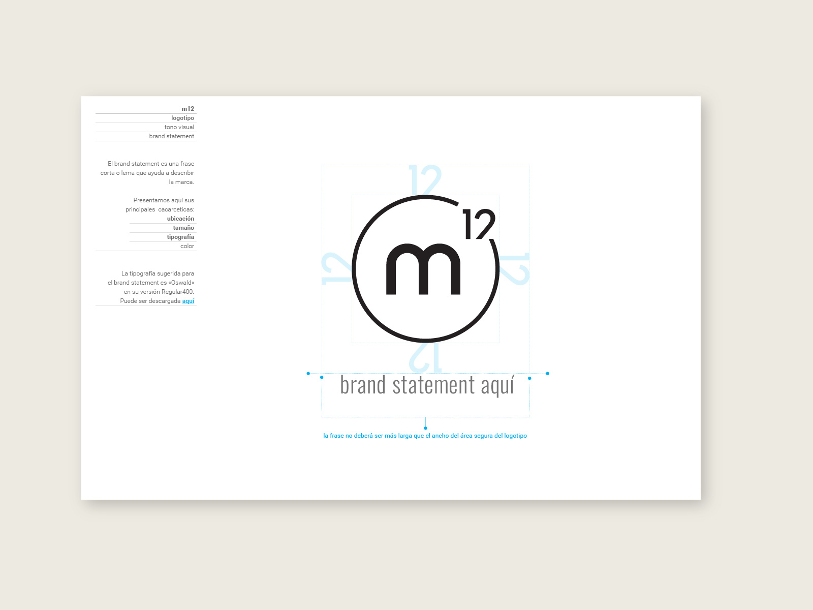 m12_03_1600x1200px diseño de identidad visual. logotipo, manual de lineamientos gráficos. diseño elena terife / banda gráfica